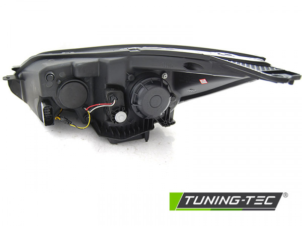 LED Tagfahrlicht Design Scheinwerfer für Ford Focus MK3 3/5 Türer 11-14 schwarz